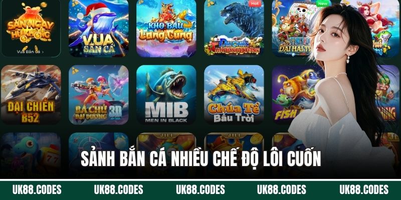 Sảnh bắn cá nhiều chế độ lôi cuốn